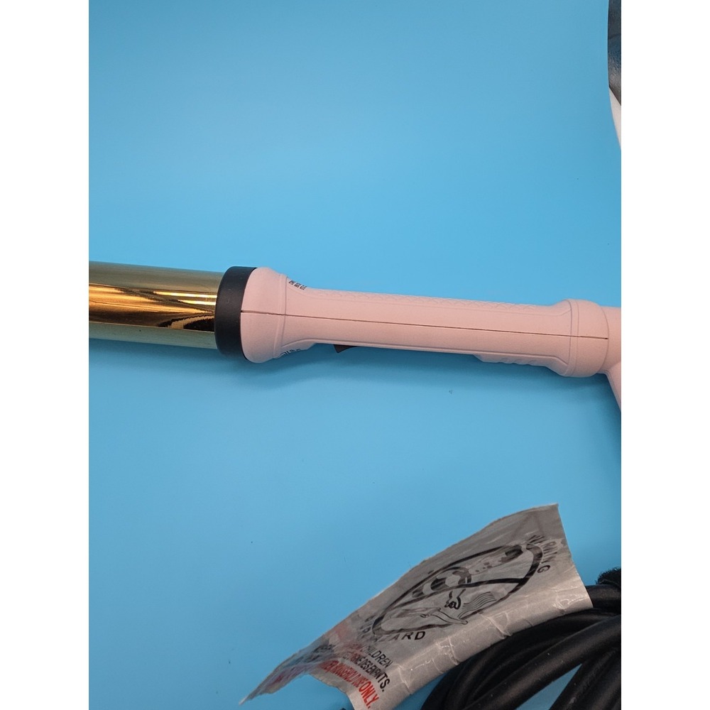 Lange Hair Curling Wand & Glove HT015B Curling Iron 1 Inch Blush Pink - Picture 5 of 6